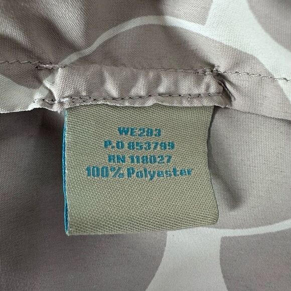 Boden Light Brown & Cream Polka Dot Pullover Hooded Windbreaker size 18 - Picture 4 of 8